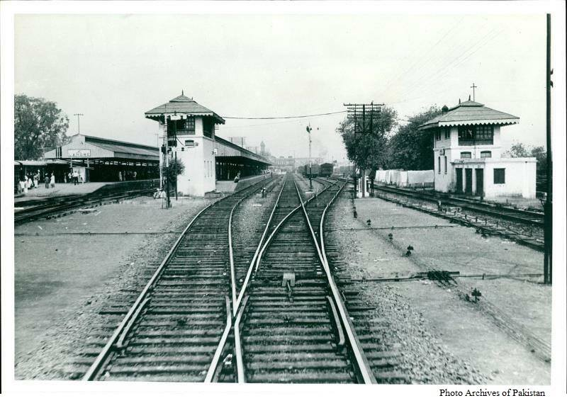 Which was the first railway line in Pakistan? 3 Pakistan's first railway line