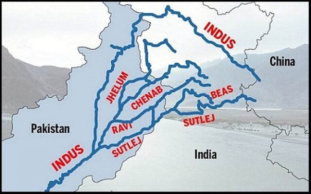 Rivers in Pakistan and India
