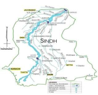 How many rivers are there in Sindh Pakistan? 2 rivers in Sindh